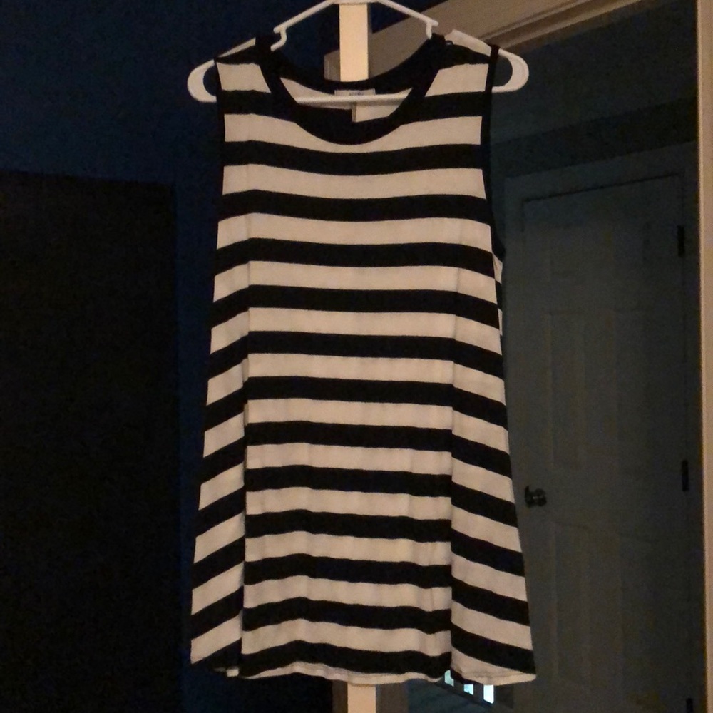 Black & White T-Shirt Dress